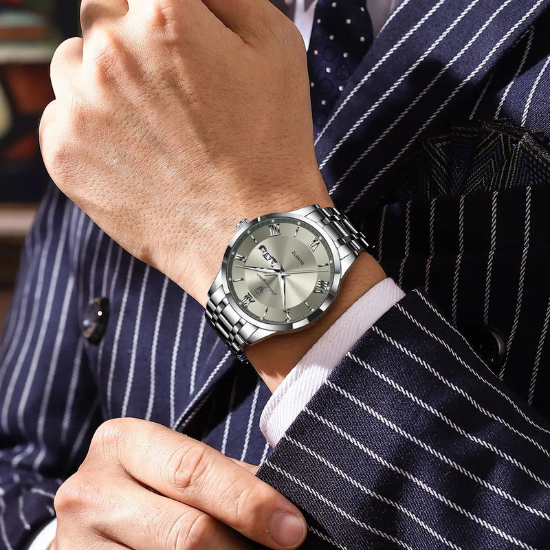 Relógio Masculino POEDAGAR LUXURY À Prova D'Água