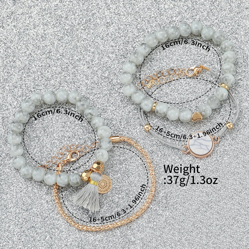 KIT RELÓGIO FEMININO COM PULSEIRAS