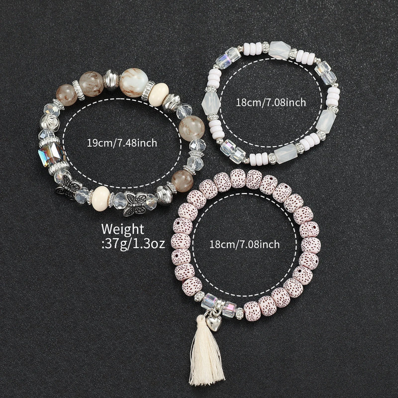 KIT RELÓGIO FEMININO COM PULSEIRAS