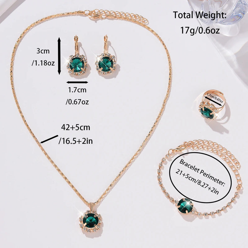KIT RELÓGIO + PULSEIRAS FEMININA 6 PEÇAS